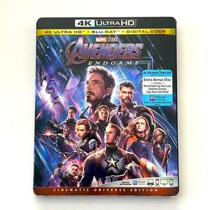 Marvel Studios Avengers: Endgame 4K Ultra HD Blu-Ray + Digital Code NEW